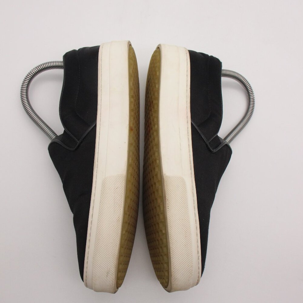 Celine Paris Women's Size EU 37 Black Satin Casual Slip On Sneakers Italy - Picture 8 of 9